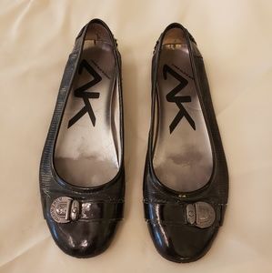 Anne Klein black flats
